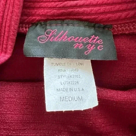 Stylish Silhouette NYC Red Pencil Skirt - Size M​ - Picture 5 of 5